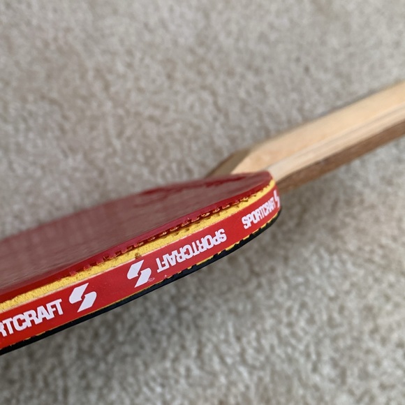 Contender SportsCraft Table Tennis Paddle, Red and Black - Picture 13 of 15